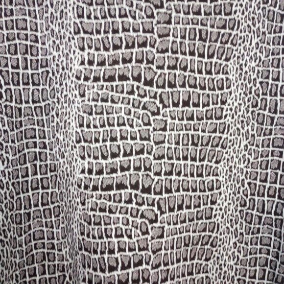 Tyler Boe Kim Cowl Crocodile Print Shift Dress - Picture 7 of 9